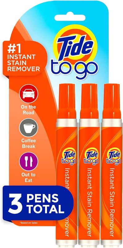 Photo 1 of (2/ 3 PACKS) Tide Pen Stain Remover for Clothes, Tide To Go Pen, Instant Stain Remover Pen & Spot Cleaner, Portable & Travel-Friendly 