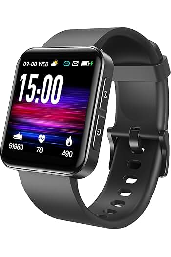 Photo 1 of (READ FULL POST) TOZO S1 Smart Watch Bluetooth 5.0 Activity Tracker with Heart Rate Monitor Sleep Monitor Pedometer and Calorie Counter IPX8 Waterproof 1.54-inch Touchscreen Compatible with iPhone & Android Phones

