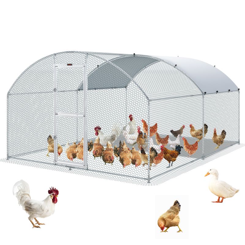 Photo 1 of *****STOCK IMAGE FOR SAMPLE*****
Chicken Coop Large Metal Chicken Cage House Waterproof Run Large Metal Chicken Coop Outdoor Walk