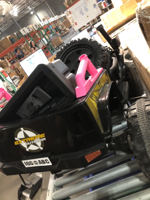 Photo 4 of (NON REFUNDABLE FOR PARTS)
L8 Ride On Car, 12V Kids Electric Car w/Remote Control, 2 Seater, Spring Suspension, Bluetooth Speaker, Multi Music Modes, 3 Speeds, LED Lights, Xmas & Birthday Gift Ideas for Kids Ages 3-8 A.pink