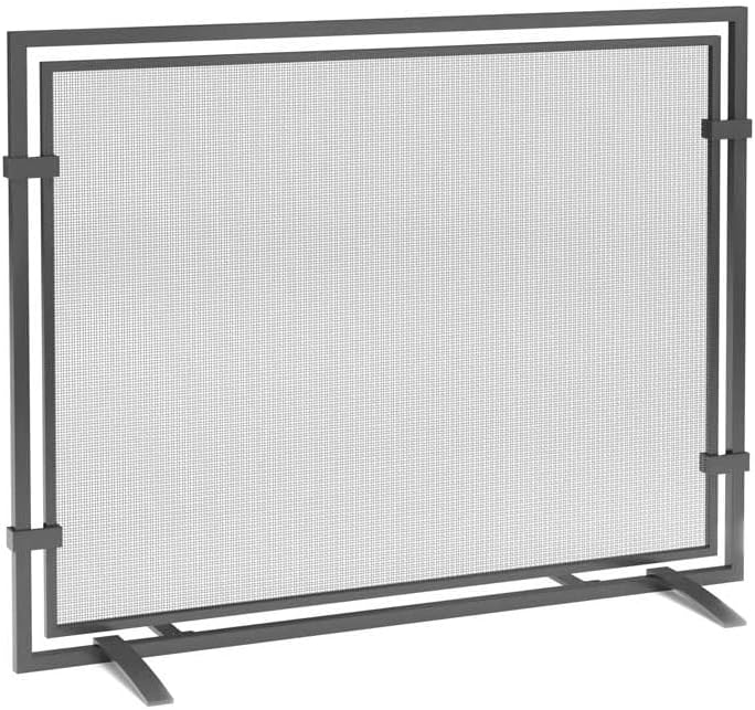 Photo 1 of 
Pilgrim Home & Hearth 18251 Sinclair Single Panel Fireplace Screen, Natural Iron 39”W x 31”H, 21 Lbs