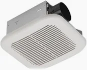 Photo 1 of [WHITE VENT COVER MISSING] Utilitech 2-Sone 70-CFM White Bathroom Fan, ENERGY STAR