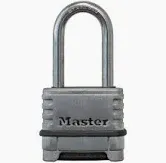 Photo 1 of [HAS SCRAPS ON LOCK BAR ] Master Lock Heavy Duty Outdoor Resettable Combination Padlock, 