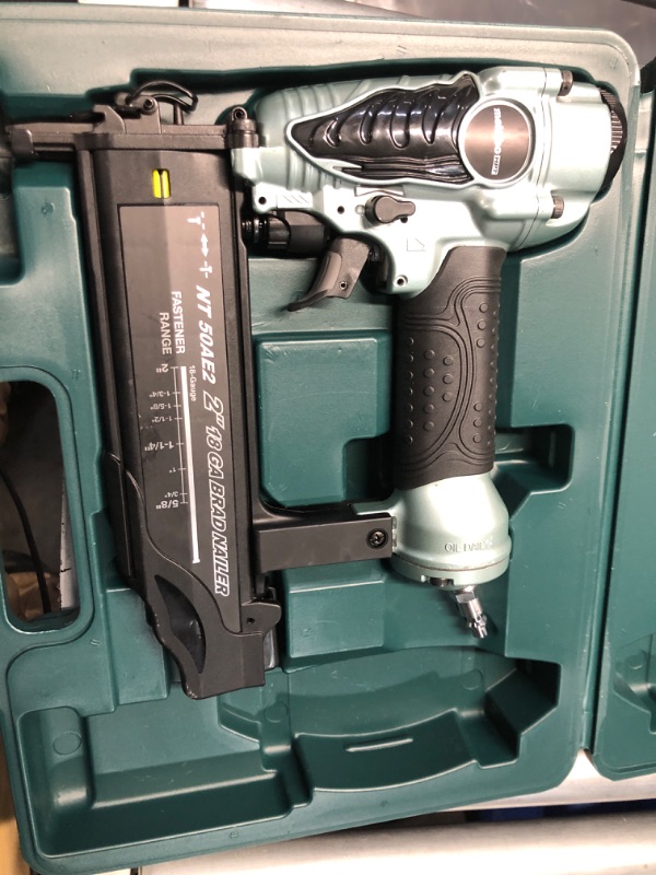 Photo 2 of [CASE INCLUDED] Metabo HPT Finish Nailer | 16 Gauge Finish Nails 