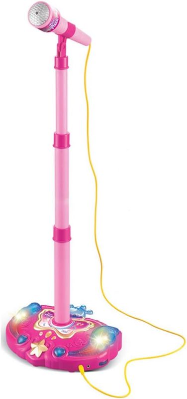 Photo 1 of ***STOCK PHOTO REFERENCE ONLY***
Kedoung Kids Karaoke Machine with Lights,Microphone with Adjustable Stand Singing Karaoke Machine for Girls Boys (Pink)