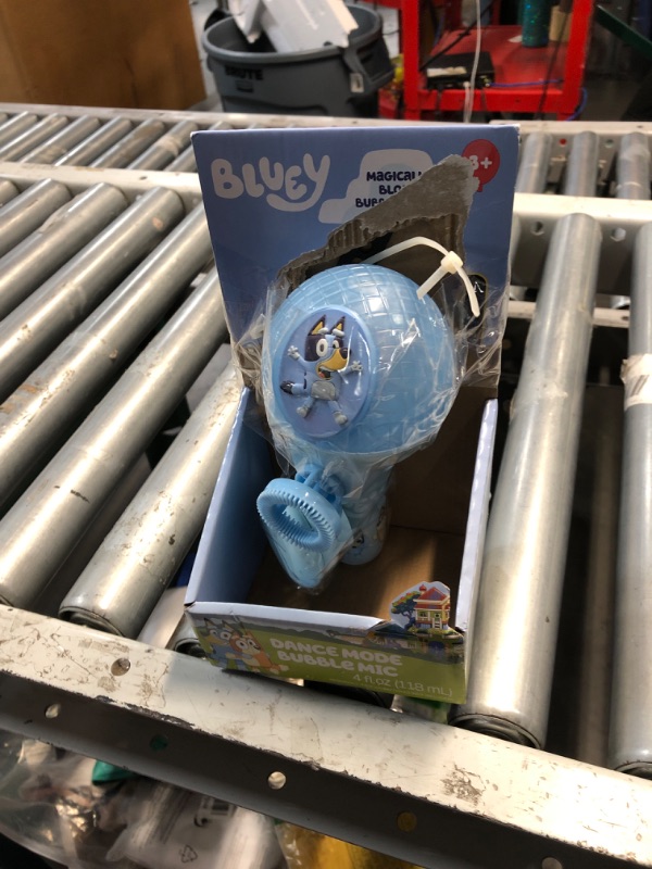 Photo 2 of **MISSING BUBBLE SOLUTION**
BLUEY Dance Mode Bubble Machine and Toy Microphone | Bluey Toy for Baby, Toddlers and Kids | Includes Bubble Solution