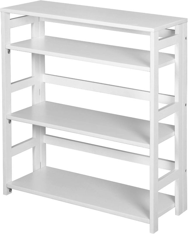 Photo 1 of 
Regency Flip Flop Folding Bookcase, 34" x 30", White