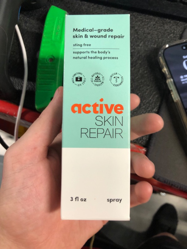 Photo 2 of 
Active Skin Repair First Aid Healing Skin Spray - Natural & Non-Toxic with Hypochlorus Acid for Minor Cuts, Wounds, Scrapes, Rashes, Sunburns,