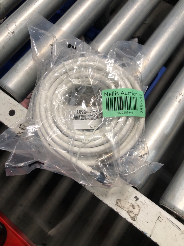 Photo 2 of 
G-PLUG 30FT RG6 Coaxial Cable Connectors Set – High-Speed Internet, Broadband and Digital TV Aerial, Satellite Cable Extension 