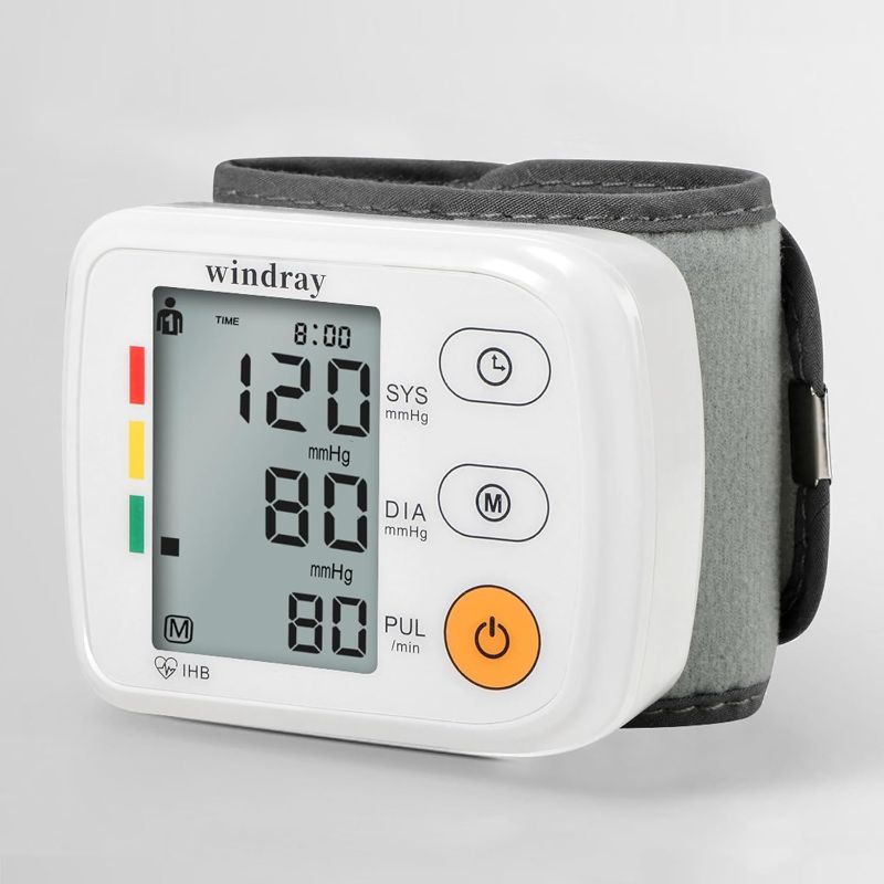 Photo 1 of 
Wrist Blood Pressure Monitors Windray Automatic Digital BP Machine Accurate - Adjustable Cuff,Portable LCD Display 120 * 2 Readings Memory Function