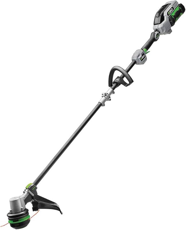 Photo 1 of ***USED - NO BATTERY OR REMOTE - UNABLE TO TEST - NO PACKAGING***
EGO ST1620T 16-Inch String Trimmer Technology Battery and Charger Not Included, 16in Powerload/Line IQ/Telescopic/Tool Only, Black