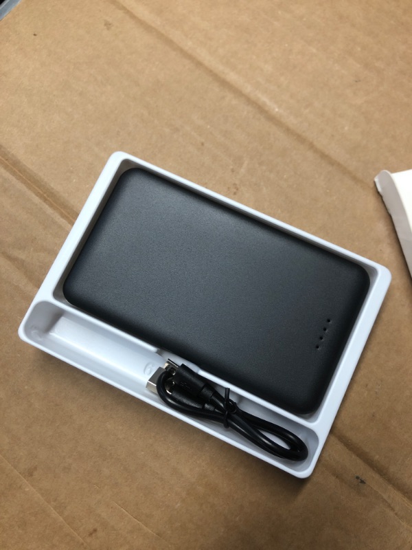 Photo 1 of (1 PACK ONLY) Portable Charger Power Bank 10000mAh\Ultra Slim Portable Phone Charger with USB C Input & Output Backup Charging External Battery Pack Compatible with iPhone 15/14/13/12/11,Android Phone etc