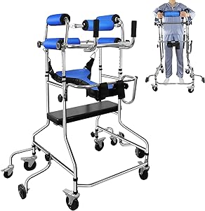 Photo 1 of LOSCHEN Adult Standing Walker,Portable Multi-Functional Lower Limb Training stangding Walker,8 Wheels Anti tilt?Adjustable Height, withstands 220lbs