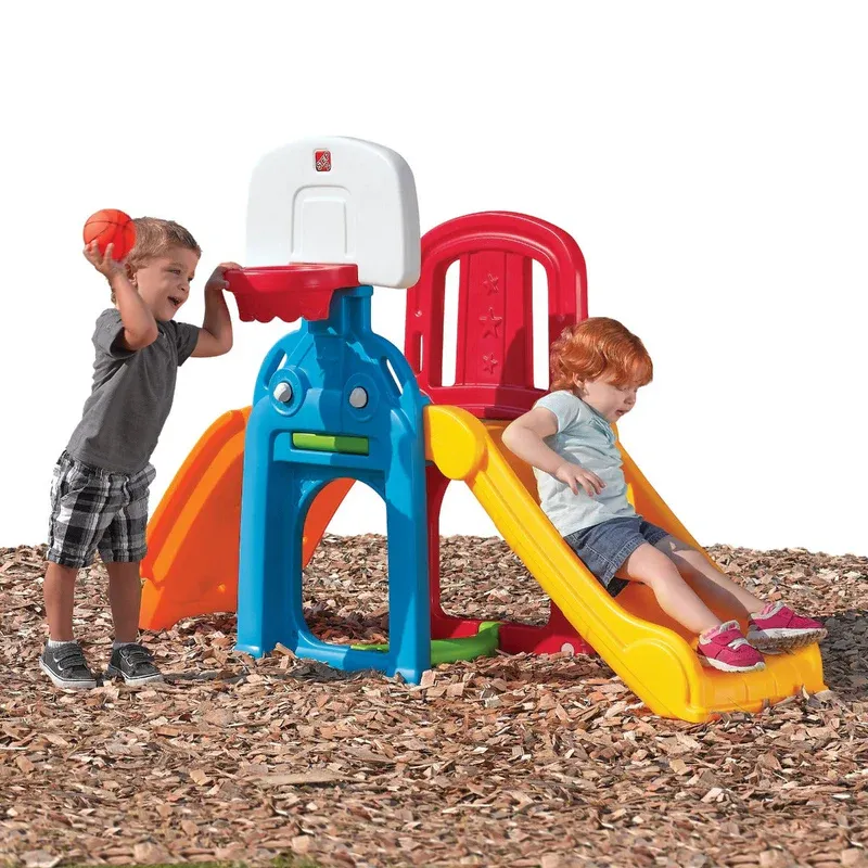 Photo 1 of Step2 85314 Game Time Sports Climber and Slide, Multicolor 