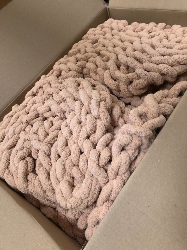 Photo 2 of  Chunky Knit Blanket Throw- unknown size  