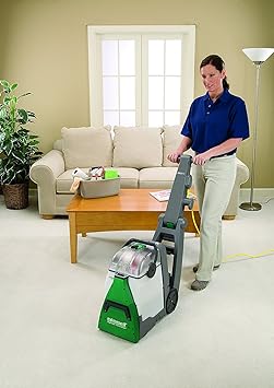 Photo 1 of Bissell BigGreen Commercial BG10 Deep Cleaning 2 Motor Extractor Machine & BISSELL Professional Pet Urine Eliminator + Oxy Carpet Cleaning Formula, 48 oz, 1990, 48 Ounce Machine 