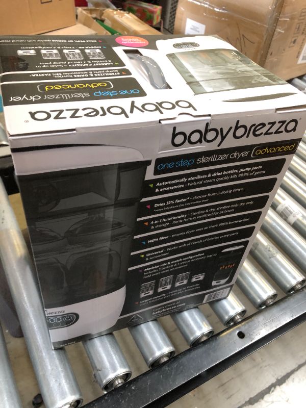 Photo 1 of Baby Brezza Baby Bottle Sterilizer and Dryer Advanced – Electric Steam Sterilization Machine – Universal Sterilizing for All Bottles: Plastic + Glass + Pacifiers + Breast Pump Parts - HEPA Filtration