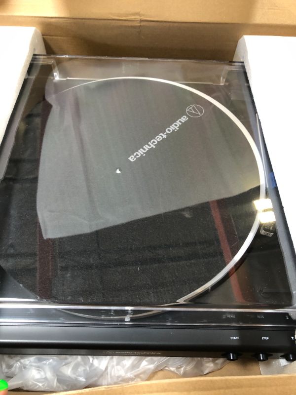 Photo 4 of Audio Technica AT-LP60XSPBT-BK Bluetooth Turntable and Speaker Bundle (Black) Turntable and Portable speaker Black