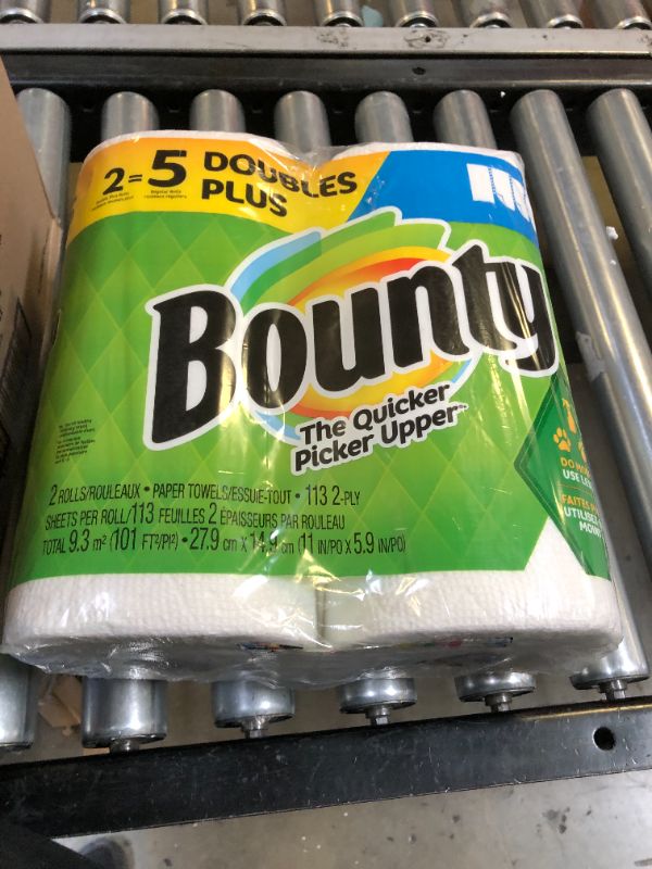 Photo 2 of Bounty Full Sheet Paper Towels, White, 2 Triple Rolls 