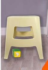 Photo 1 of Plastic Stools for Seating Hard Plastic Seat Stools Home & Kitchen Stacking Stools Outdoor Stools for Sitting Plastic Chairs Kitchen Stool Holds up to 750 lbs 1 pcs s
