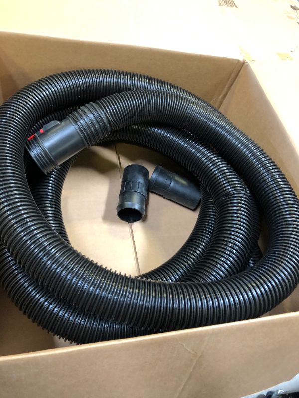 Photo 2 of WORKSHOP Wet/Dry Vacs Polyethylene Vacuum Accessories WS25021A 13-Foot Hose, Extra Long 2-1/2-Inch x 13-Feet Locking Vac Hose for Shop Vacuums
