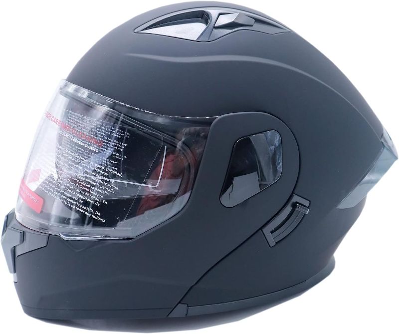 Photo 1 of Motorcycle Helmet Dual Visor Flip up Modular Full Face Helmet Open Face DOT Helmet
