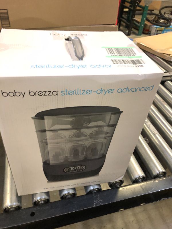 Photo 2 of Baby Brezza Baby Bottle Sterilizer + Dryer Advanced – Electric Steam Sterilization Machine – Universal Sterilizing of All Bottles: Plastic, Glass, Pacifiers + Breast Pump Parts- HEPA Filter, Charcoal Sterilizer-Dryer Advanced Charcoal