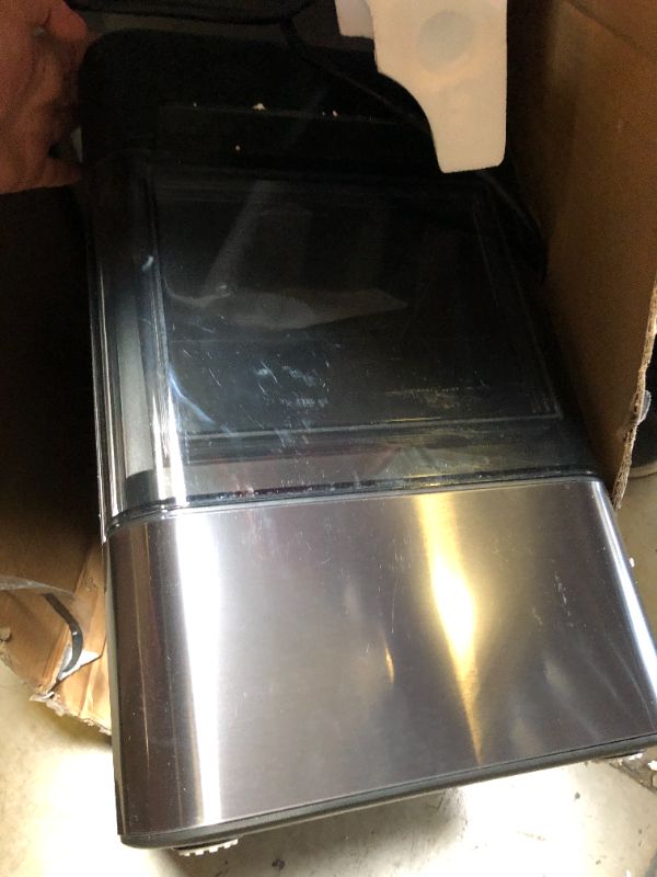 Photo 2 of GE Profile Opal 2.0 | Countertop Nugget Ice Maker with Side Tank | Ice Machine with WiFi Connectivity | Smart Home Kitchen Essentials | Black Stainless Black Stainless Ice Maker + Side Tank