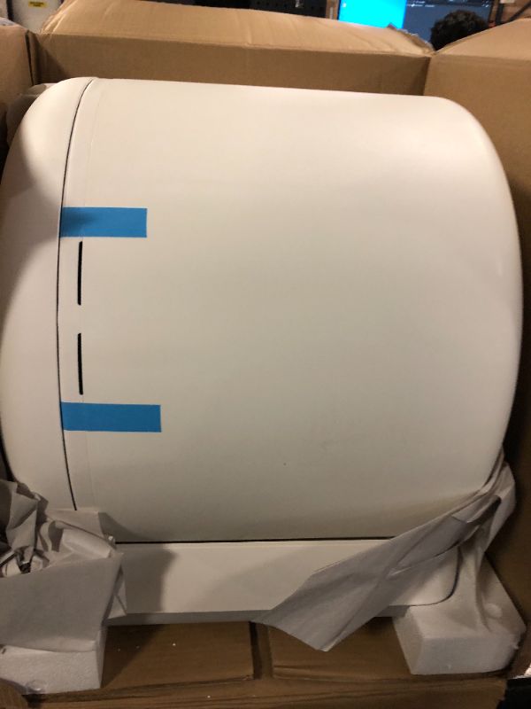 Photo 1 of MeoWant Self-Cleaning Cat Litter Box, Integrated Safety Protection Automatic Cat Litter Box for Multi Cats, Extra Large/Odor Isolation/APP Control Cat Litter Box with Odor Eliminator & Mat & Liner-New
