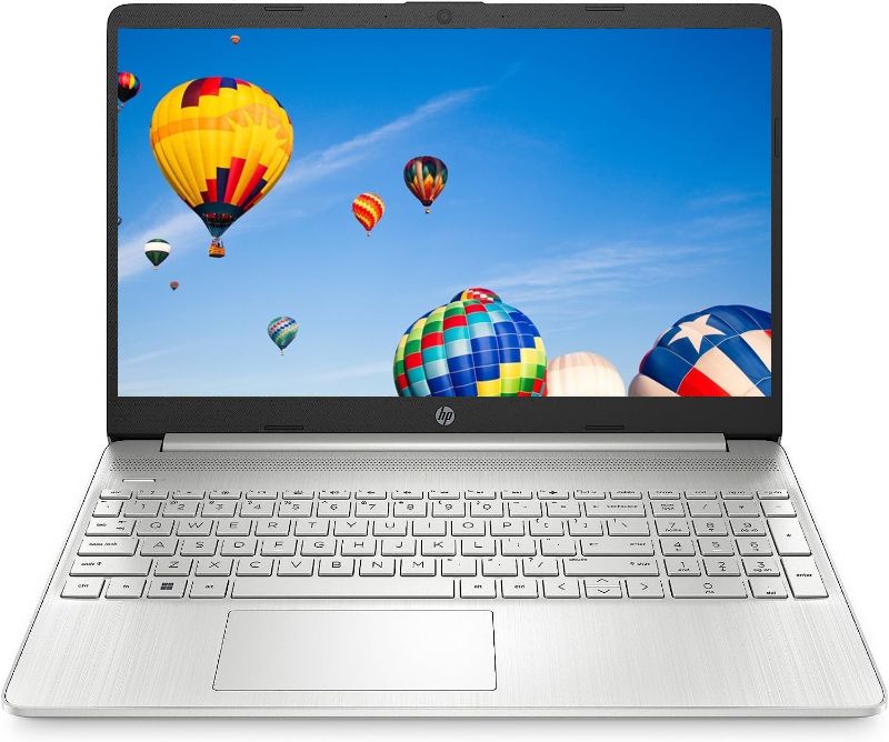 Photo 1 of HP 15.6" HD Busienss Laptop Newest, 6-core AMD Ryzen 5 5500U(up to 4.0GHz), 16GB RAM, 1TB PCIE SSD, USB-A&C, WiFi, Fast Charge, Windows 11 + GM Accessory, Silver
