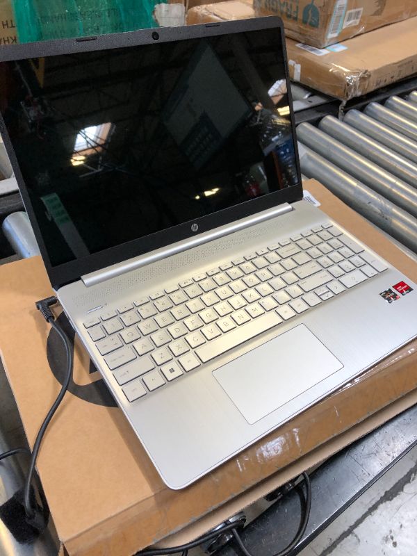 Photo 2 of HP 15.6" HD Busienss Laptop Newest, 6-core AMD Ryzen 5 5500U(up to 4.0GHz), 16GB RAM, 1TB PCIE SSD, USB-A&C, WiFi, Fast Charge, Windows 11 + GM Accessory, Silver
