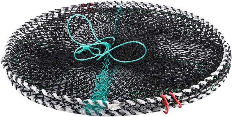 Photo 1 of HEEPDD Foldable Crabbing Net Portable Collapsible Crab Traps for Lobster Shrimp Cast Mesh Fishing Accessories, HEEPDDgmsbr10do6
