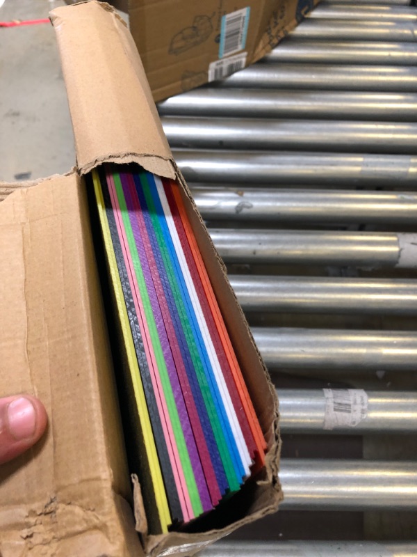 Photo 2 of 24 Pcs Colored Acrylic Sheets 0.08 Inch Thick Acrylic Sheets for Laser Cutting Acrylic Sheets Acrylic Panel Opaque Acrylic Boards in 12 Colors for Laser Cutting Engraving Cutting Sawing (12 x 12 Inch)