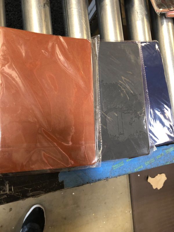 Photo 1 of 3PC LEATHER WRITING JOURNAL DIFFERENT COLORS