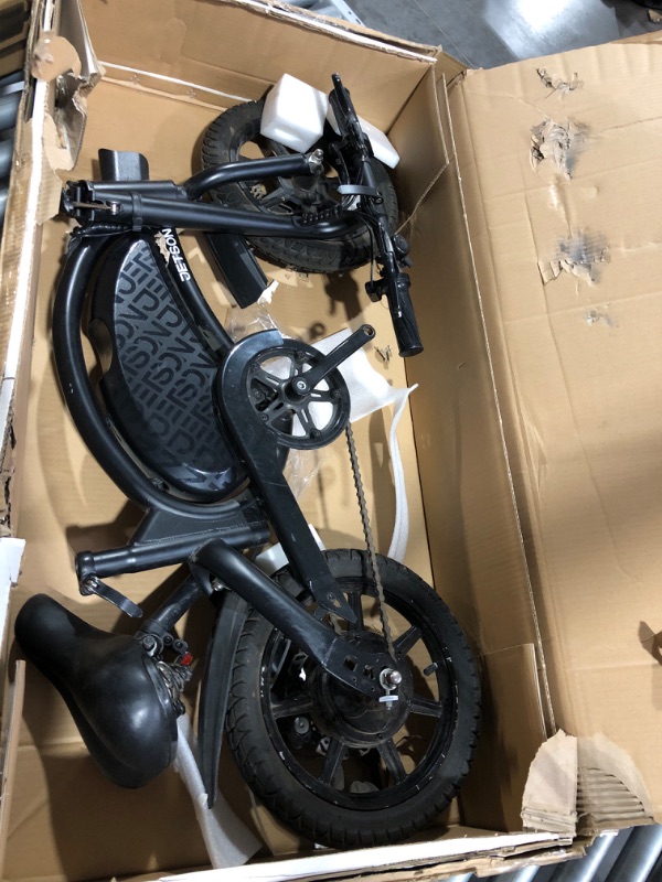 Photo 3 of **NONREFUNDABLE**FOR PARTS OR REPAIR**SEE NOTES**
Jetson Bolt Folding Electric Ride-On Bike, Easy-Folding, Built-in Carrying Handle, Twist Throttle, Up to 15.5 MPH, Ages 13+ Black Pro 14 Inch 14 inch Bolt Pro