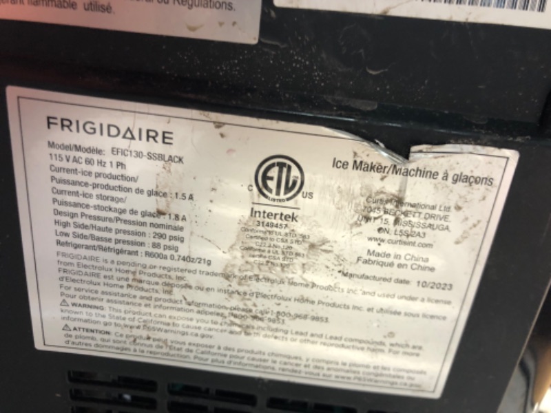 Photo 8 of ***NONREFUNDABLE - NOT FUNCTIONAL - FOR PARTS ONLY - SEE COMMENTS***
Nugget Countertop Ice Maker with Soft Chewable Pellet Ice, Pebble Portable Ice Machine, 34lbs Per Day, Self-Cleaning, Sonic Ice, One-Click Operation, for Kitchen,Office Stainless Steel B