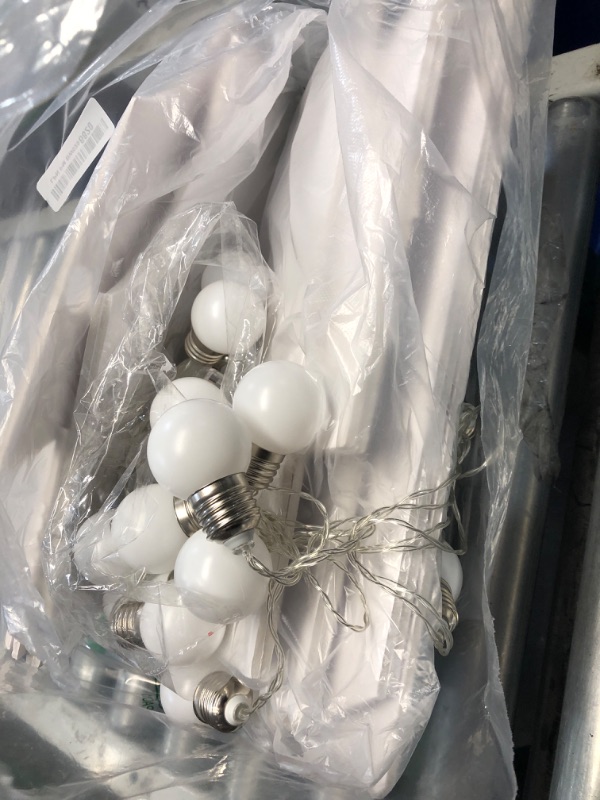 Photo 1 of Retisee 4 ft Lighted Marquee Numbers Giant Mosaic Numbers Frame Set Large White Marquee Number Party Decoration with Light String for Birthday Anniversary Decorative Balloon Frame (Number 16)