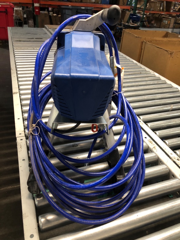 Photo 4 of ***HEAVILY USED - MISSING PARTS - SEE COMMENTS***
Graco Magnum 262800 X5 Stand Airless Paint Sprayer, Blue Magnum X5 Airless Paint Sprayer