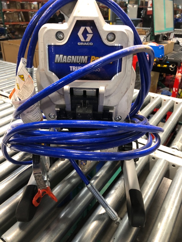 Photo 2 of ***HEAVILY USED - MISSING PARTS - SEE COMMENTS***
Graco Magnum 262800 X5 Stand Airless Paint Sprayer, Blue Magnum X5 Airless Paint Sprayer