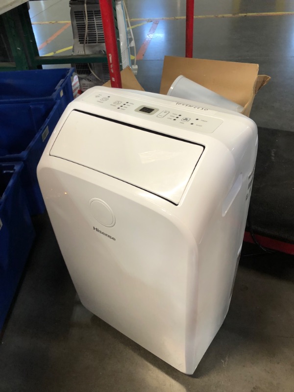 Photo 6 of ***USED - POWERS ON - UNABLE TO TEST FURTHER - NO PACKAGING - SEE PICTURES***
Hisense Smart SACC 8,000 BTU Dual Hose Portable Air Conditioner with Heat Pump, 4-modes (Cool, Heat, Fan, Dehumidifier) WiFi, Remote, Up to 550 sq. ft., AP55023HR1GD White - (Re