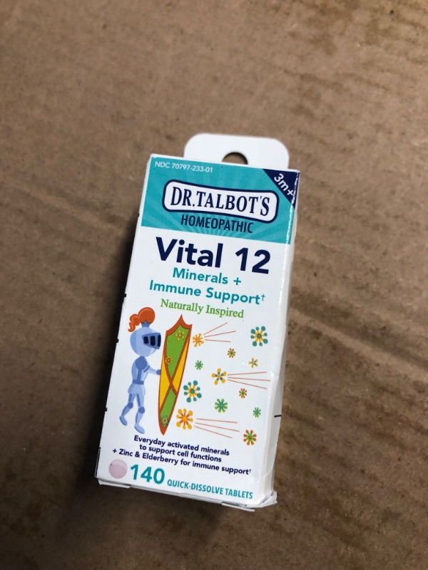 Photo 3 of (Pack of 2) Dr. Talbot's Vital 12 Tablets, Naturally Inspired, Minerals and Immune Support, Quick Dissolve, 140 Count