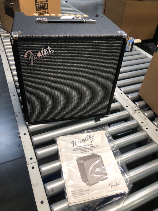 Photo 2 of (READ FULL POST) Fender Rumble 40 V3 Bass Amp for Bass Guitar, Bass Combo, 40 Watts, with 2-Year Warranty 8 Inch Speaker, with Overdrive Circuit and Mid-Scoop Contour Switch 40 Watt V3