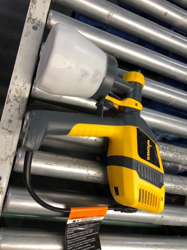 Photo 2 of ***PREV USED*** Wagner Spraytech 2419326 Control Spray QX2 HVLP Handheld Stain Sprayer, Ideal for Staining Fences, Decks, Lattice and More, 3 Spray Patterns, Adjustable Settings