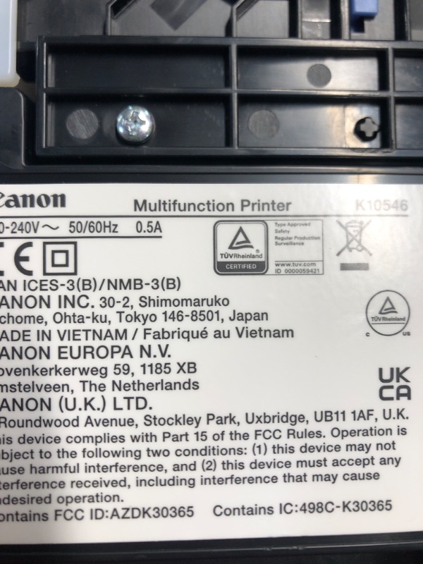 Photo 4 of ***USED - MISSING PARTS - SEE COMMENTS***
Canon MegaTank G3270 All-in-One Wireless Inkjet Printer. for Home Use, Print, Scan and Copy, Black