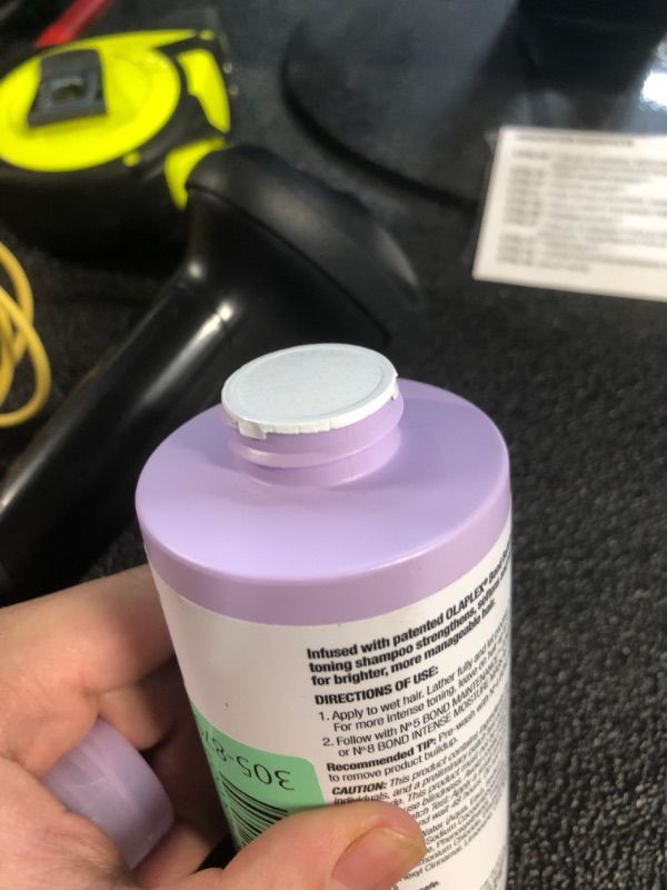 Photo 4 of **Expires on 05/2022**Nonrefundable 
Olaplex No. 4P Blonde Enhancer Purple Toning Shampoo, Repairs, Hydrates, & Brightens All Blonde, Lightened, & Grey Hair, 8.5 fl oz