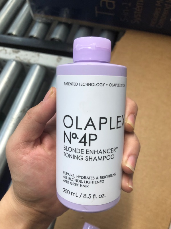 Photo 1 of **Expires on 05/2022**Nonrefundable 
Olaplex No. 4P Blonde Enhancer Toning Shampoo 8.5 Oz.