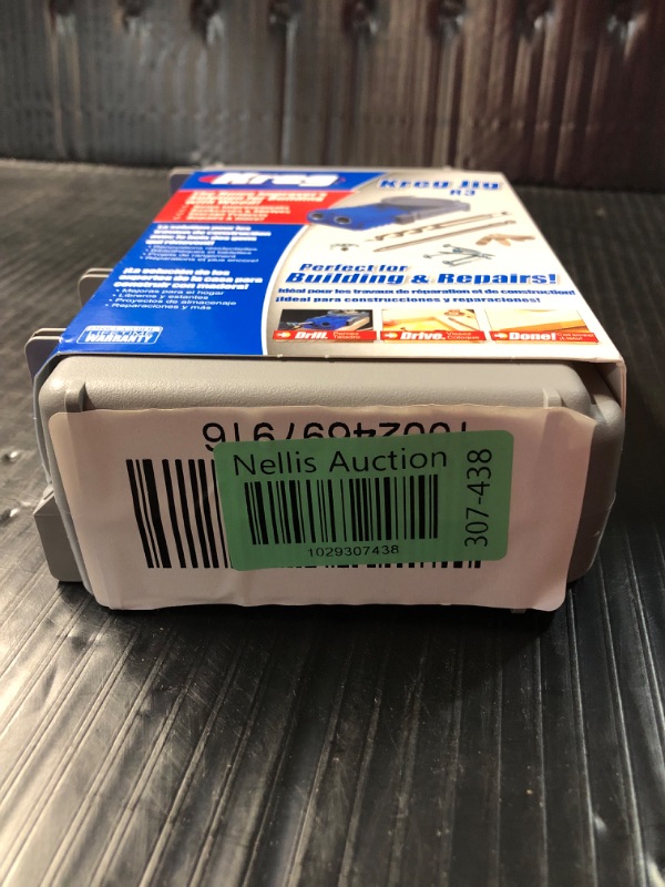 Photo 2 of *****factory sealed*****
Kreg R3 Jr. Pocket-Hole Jig System - Portable Kreg Pocket-Hole Jig - Easy Clamping & Adjusting - Includes Positioning Sliders - For Materials 1/2" to 1 1/2" Thick