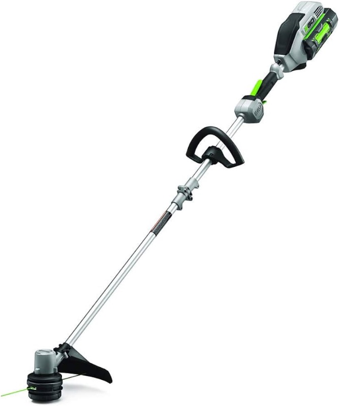 Photo 1 of ***USED AND DIRTY - NO BATTERY OR CHARGER - UNABLE TO TEST - NO PACKAGING - SEE PICTURES***
EGO Power+ ST1502SA 15-Inch 56-Volt Cordless String Trimmer with Rapid Reload and Split Shaft 2.5Ah Battery and Charger Included, Black