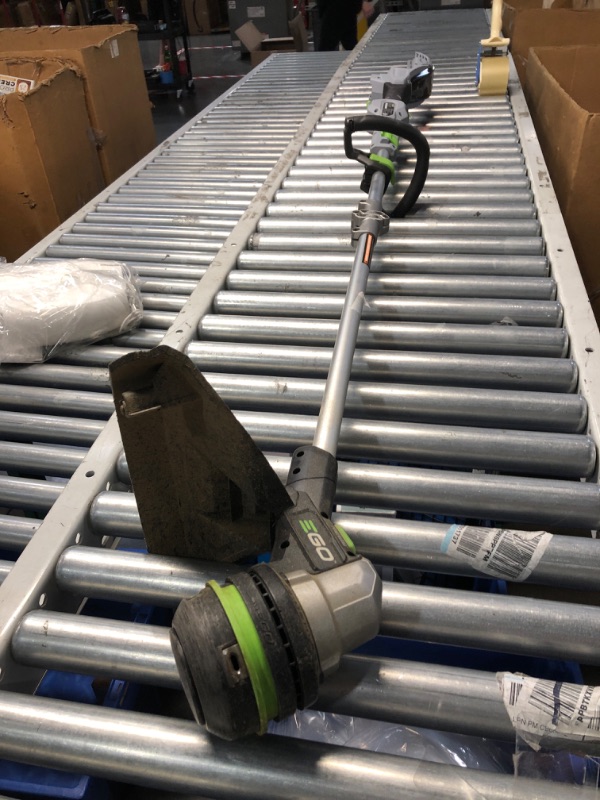 Photo 1 of ***USED AND DIRTY - NO BATTERY OR CHARGER - UNABLE TO TEST - NO PACKAGING - SEE PICTURES***
EGO Power+ ST1502SA 15-Inch 56-Volt Cordless String Trimmer with Rapid Reload and Split Shaft 2.5Ah Battery and Charger Included, Black