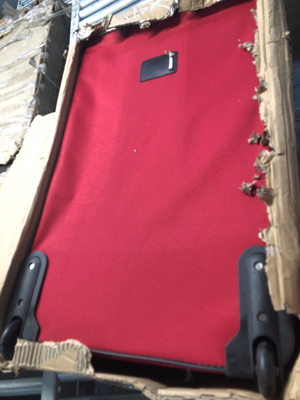 Photo 6 of ***USED - DIRTY - DAMAGED - SEE PICTURES***
Rockland Journey Softside Upright Luggage Set,Expandable, Red, 4-Piece (14/19/24/28) 4-Piece Set (14/19/24/28) Red